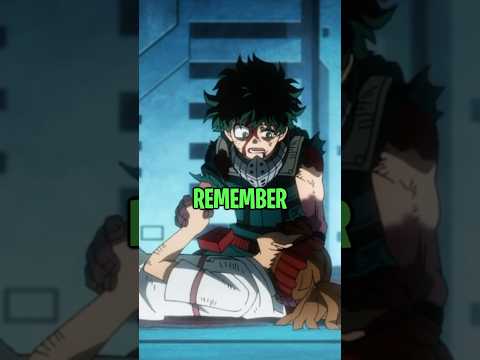 Deku Sings to Rody Before he DIES🥹🎶 | My Hero Academia Abridged #shorts