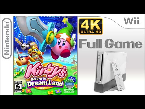 Kirby's Return to Dream Land (Wii) - Full Game Walkthrough / Longplay (4K60ᶠᵖˢ UHD)