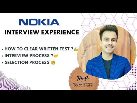 NOKIA interview experience 2022 | How to get a job in nokia | nokia written test | nokia interview