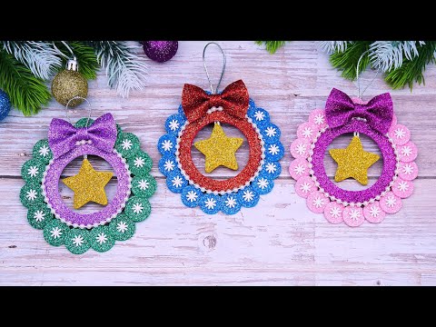 Beautiful Christmas Wreath to Enrich Tree Decor🎄Christmas Decoration Ideas⭐DIY Xmas Crafts