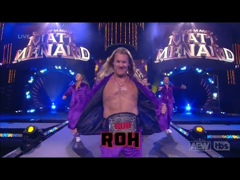 Chris Jericho First Entrance as ROH World Champion: AEW Dynamite, Sept. 28, 2022