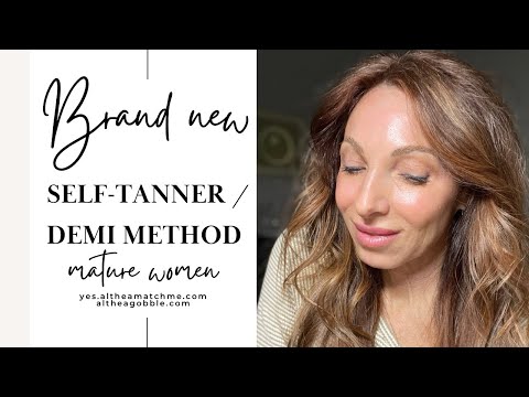 Next day makeup application after Self-tanner pen with Demi Method: Seint