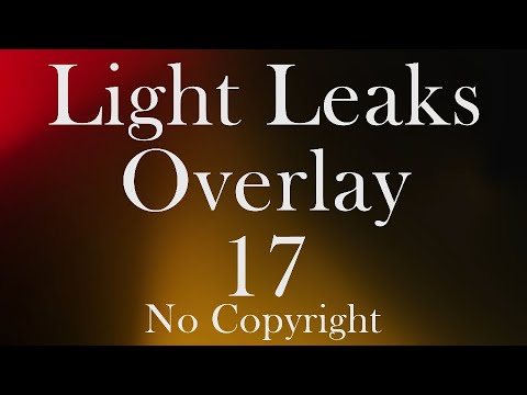 Cinematic Light Leak Overlays | Light Leaks | Full HD | 1920 X 1080 | Stock Video  | LL17