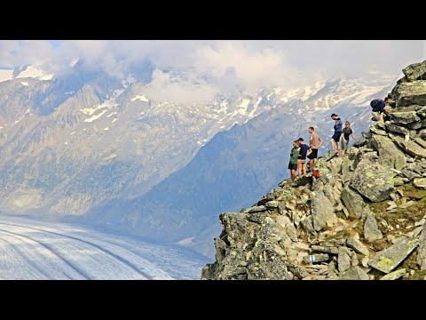 High altitude ridge walk - Bettmerhorn to Eggishorn, Switzerland