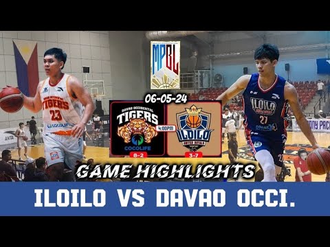 MPBL 2024 | ILOILO vs DAVAO Occidental - Game Highlights | 060524