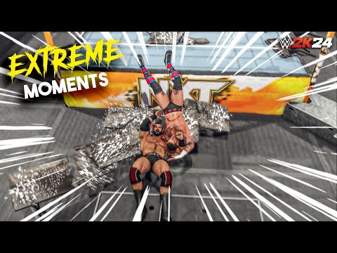 EXTREME Moments in the Game - WWE 2K24 ep.2