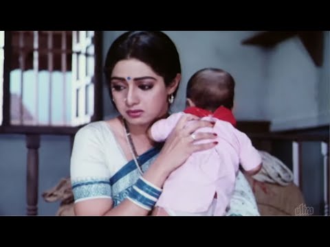 Apni Hi Aulad Ko Manhoos Keh Rahi Hain - Sridevi Emotional Suhaagan Scene 5 - Jeetendra