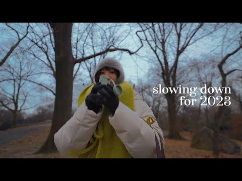 Slowing Down for the New Year 🍃| healthy productivity vlog