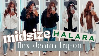 Halara Fall Try-On feat. Flex Denim | Size 10/12 | 5'1 | 38DD