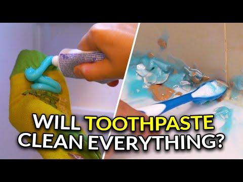 Cleaning tricks with toothpaste! 🦠