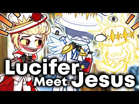 If God Lucifer Meet Jesus || Hazbin Hotel Gacha Animation ||