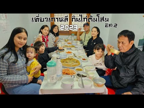 เที่ยวเกาหลี : ไก่ต้มโสม ต้มกระดูกหมู Premium Outlet #Korea #2023 EP.2 food travel studio