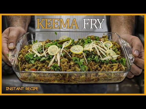 Beef Keema Fry Recipe | Special Lahori Keema | Dhaba Style | Kitchen Secrets