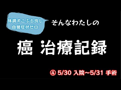 癌治療、記録したみた！入院日記つけてみた！④ 入院〜手術　子宮頸がん腺癌【103のりのり】