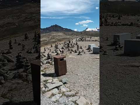 Die Stein Formationen vom Col d'Isere