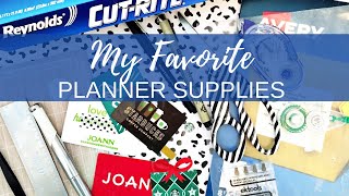 MY FAVORITE PLANNER SUPPLIES