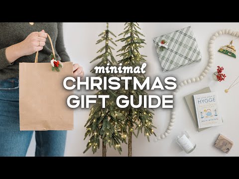 Minimalist + Meaningful Christmas GIFT GUIDE (+50 Gift Ideas!) 🌲