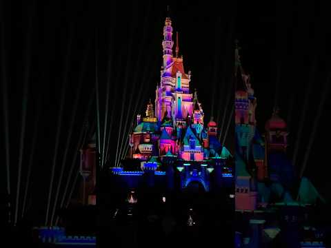 Momentous Nighttime Spectacular①#仲良し夫婦#Disney#HKDL#香港ディズニー#プロジェクションマッピング#shorts