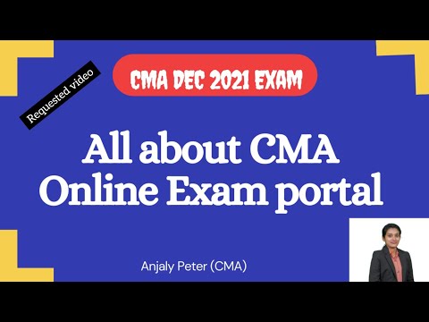 All about CMA online exam portal | CMA Exam Dec 2021| Malayalam