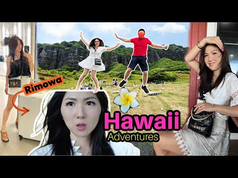 MUCH BETTER THAN SHOPPING? 🏔️🎞️🦖| FIRST TIME VISITING RIMOWA 🧳| CHARIS IN HAWAII VLOG 5