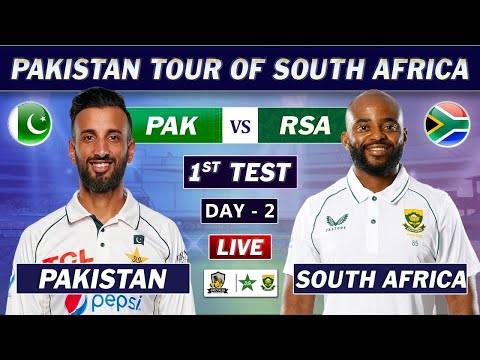 PAKISTAN vs SOUTH AFRICA 1st TEST MATCH LIVE SCORES | PAK vs SA TEST MATCH LIVE | PAK BAT