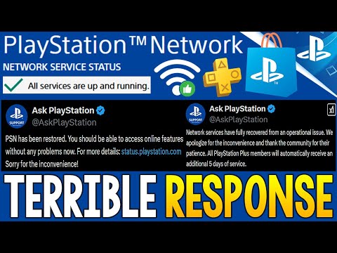 PlayStation's Response to the PSN OUTAGE is Absolutely Terrible...