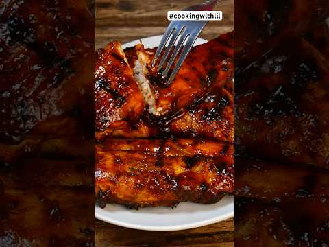 ASMR BBQ Chicken #shorts