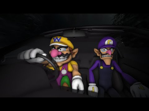 Wario and Waluigi die tragically by hitting a moose with their car while listening to Ed Sheeran.mp4