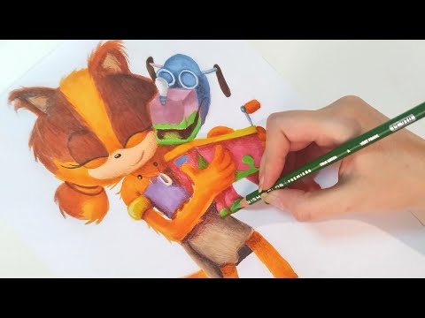 Drawing Sticks the Badger (Sonic Boom)