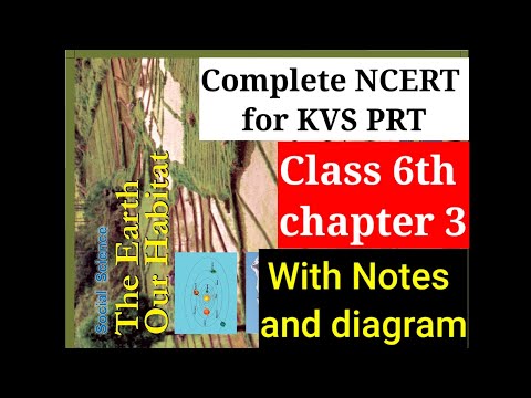 Class 6th EVS for KVS PRT with Notes | Chapter 3 | Don't read full chapter☑️ Complete NCERT for KVS