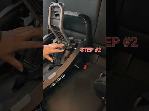 How to install an evenflo safemax infant child seat under a minute