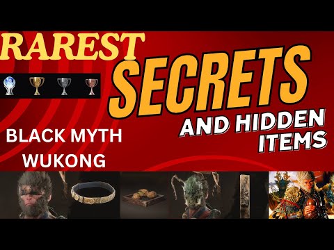 black myth wukong PLATINUM THROPHY guide -RARE HIDDEN SECRET ITEMS