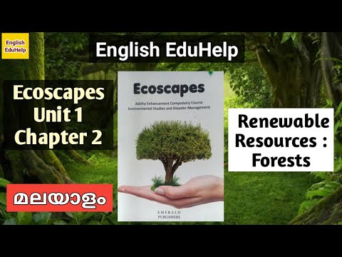 Renewable Resources : Forests | Unit 1 | Chapter 2 | Ecoscapes | English EduHelp