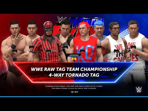 WWE 2K24: AWA main Event: RAW tagteam champion match