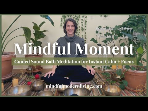 Mindful Moment #32 | Sound Bath Meditation | Meet Yourself