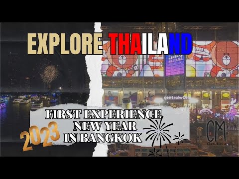 First Experience New Year di Bangkok! Mirip kaya di Indo ternyata - New Year 2023