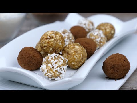 No-Bake Guilt-Free Energy Balls / Date Cashew Balls / Vegan Date Truffles