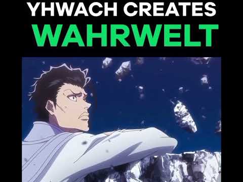 YHWACH CREATES THE WAHR WELT