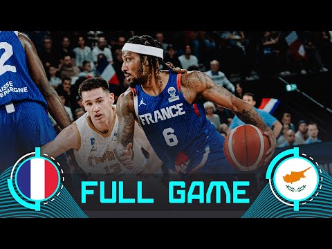 France v Cyprus | Full Basketball Game | FIBA EuroBasket 2025 Qualifiers