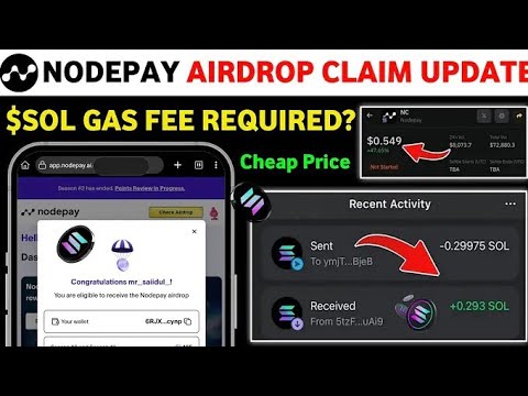 Nodepay Airdrop Withdrawal | Nodepay airdrop Gass fee | Nodepay Airdrop Today Update