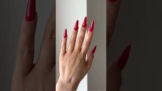 Make Me Red ❤️ #nailsinspiration #nailsideas #beautifulnails #indigo #nails #hotlook #rednails