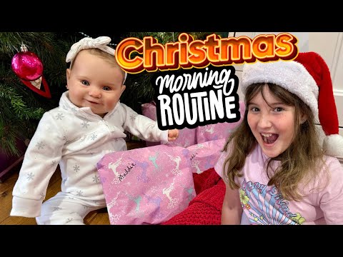 REBORN MADDIE'S CHRISTMAS MORNING ROUITINE