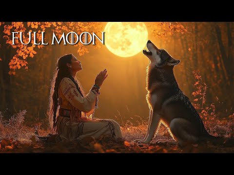 Full Moon - Native American Flute Healing - Reduce Stress And Anxiety, Meditation