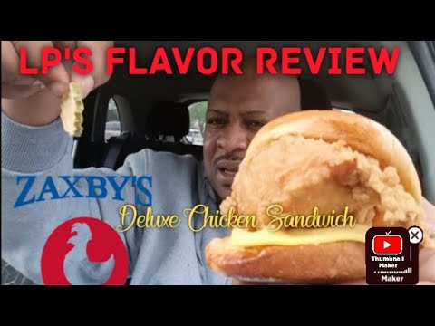 Zaxby's Deluxe Chicken Sandwich #chickensandwiches #zaxbys