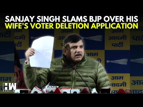 'Amit Malviya - Murkho Ka Sardar': Sanjay Singh Hits BJP Over His Wife's Voter Deletion Application