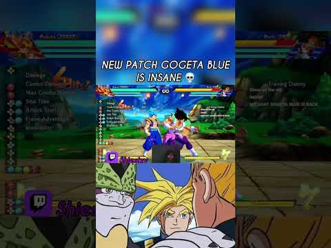 NEW DBFZ PATCH GOGETA BLUE IS INSANE #dbfz #shorts