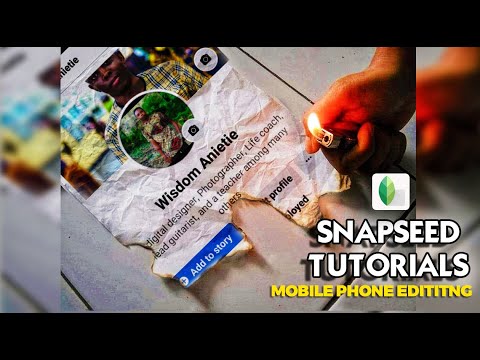 facebook editing | snapseed tutorial