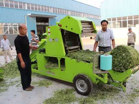 Small hydraulic silage baler