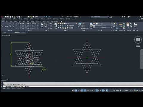 AutoCAD 2022   偏移複製鏡射環形陣列