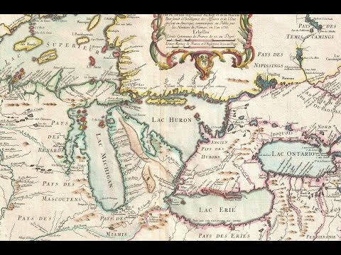 Great Lakes History and Cartography (1755)